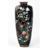 A JAPANESE CLOISONNÉ ‘PRUNUS’ VASE, MEIJI PERIOD, 1868 – 1912