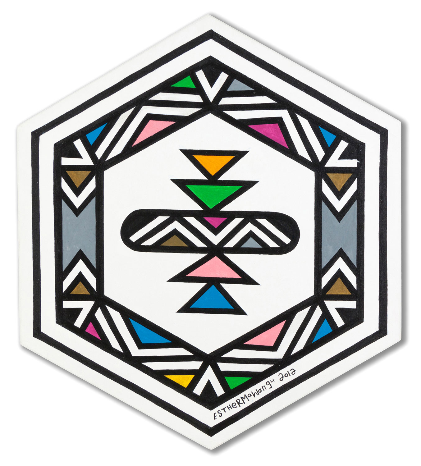 HEXAGONAL NDEBELE PATTERN