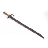 A FRENCH 1866 CHASSEPOT BAYONET