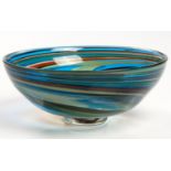 A LARGE HAND-BLOWN GLASS FRUIT BOWL, 2000