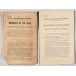 TWO SOUTH AFRICAN CONCILIATION COMMITTEE LEAFLETS [ANGLO BOER WAR]