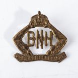 A WWI BOTHAS NATAL HORSE CAP BADGE, 1914 - 1918