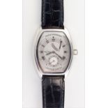 A GENTLEMAN'S 18CT WHITE GOLD WRISTWATCH, PAUL PICOT FIRSHIRE 1937