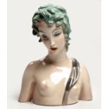 A TORINO ‘BUSTO ADOLESCENTE’ PORCELAIN FIGURINE BY LE BERTETTI, 1930s