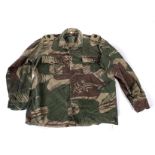 A RHODESIAN ARMY OFFICER'S LONG-SLEEVED CAMO SHIRT