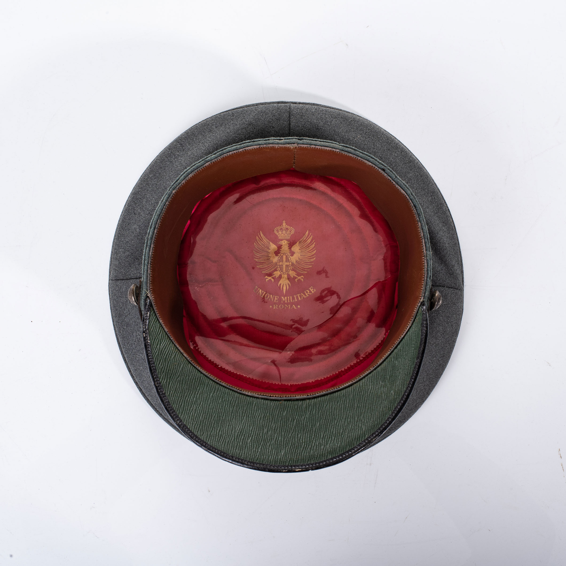 A WWII ITALIAN ARMY DIVISION GENERAL'S PEAK CAP - Image 2 of 4