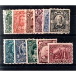 NEWFOUNDLAND * 1911 Coronation 1c to 15c set of 11. Mint large part o.g. SG 117-127. Cat £ 250