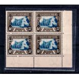 SOUTH AFRICA */** 1935-1951 Officials reading downwards with OFFICIAL at left. 10/- blue &