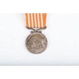 SADF LOUW WEPENER MEDAL MINIATURE COA on reverse.