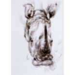 Diane Veronique Victor (South African 1964-) EXTINGUISHED: RHINO V signed and dated 2011 in pencil