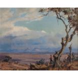 Willem Hermanus Coetzer (South African 1900-1983) BULLHOEK signed and dated 66; signed and inscribed