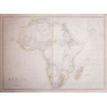 Edward Weller CASSELL'S MAP OF AFRICA London: Cassell, Petter & Galpin, 1863 Steel engraving,