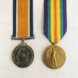 FRANCE AND FLANDERS MEDAL PAIR France and Flanders medal pair to Private CC Powell 1st SAI.