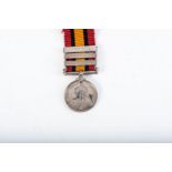 QUEEN'S SOUTH AFRICA MINIATURE MEDAL 3 Bars, Transvaal, Relief of Mafeking and Rhodesia. Complete