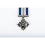 SOUTH AFRICA POLICE SILVER CROSS FOR BRAVERY MINIATURE COA on reverse