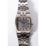 A GENTLEMAN'S OMEGA CONSTELLATION WRISTWATCH the 35mm soft square stainless steel watch case with