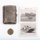 WHIPPET TANK HISTORICAL LOT, H.E. VISCOUNT BUXTON Silver hallmarked cigarette case presented by