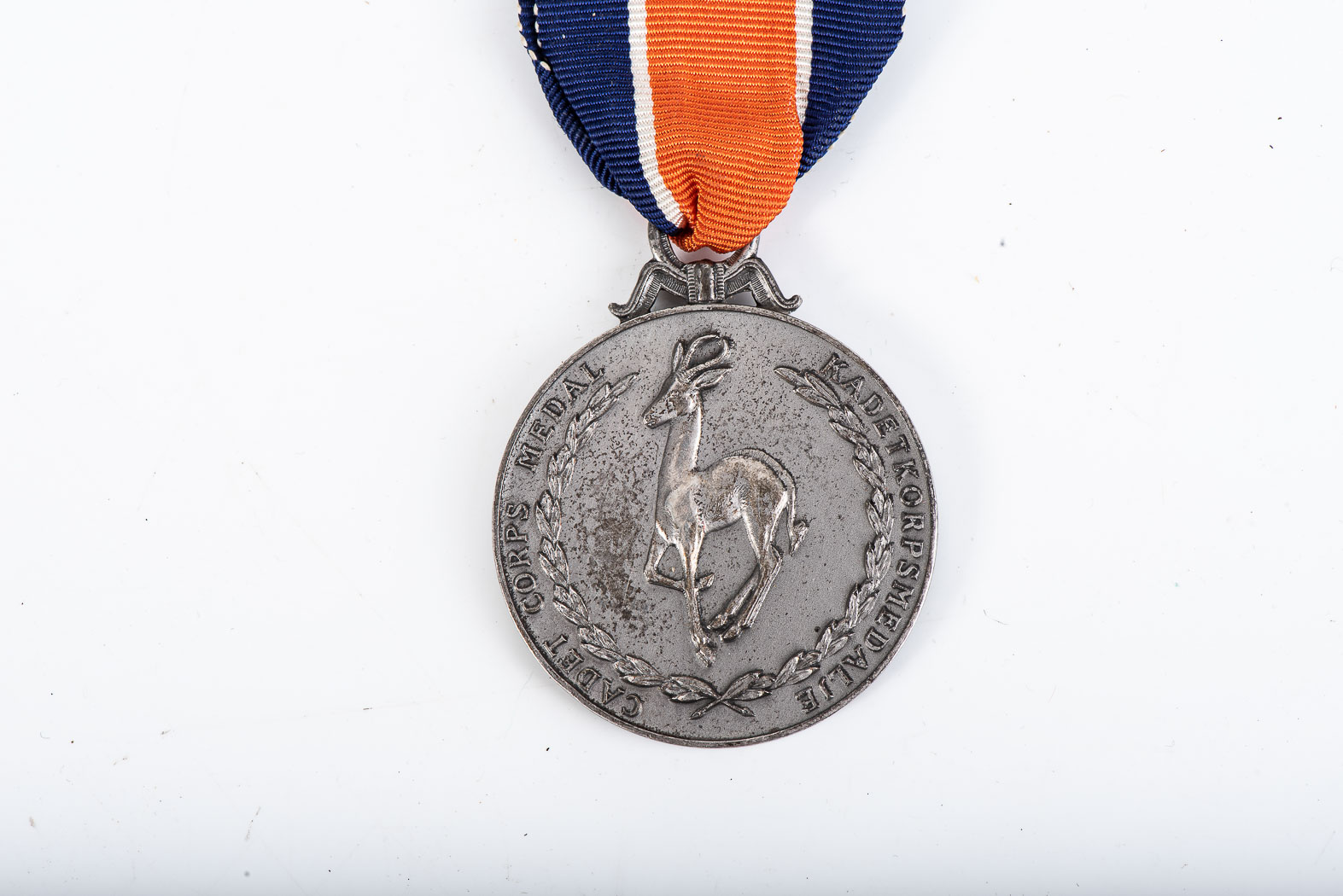 SADF CADET CORPS MEDAL 1966. Full size. COA on reverse. Number 131.