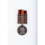 BOER WAR QUEENS SOUTH AFRICA MEDAL WITH 5 CLASPS Boer War Queens South Africa medal with five