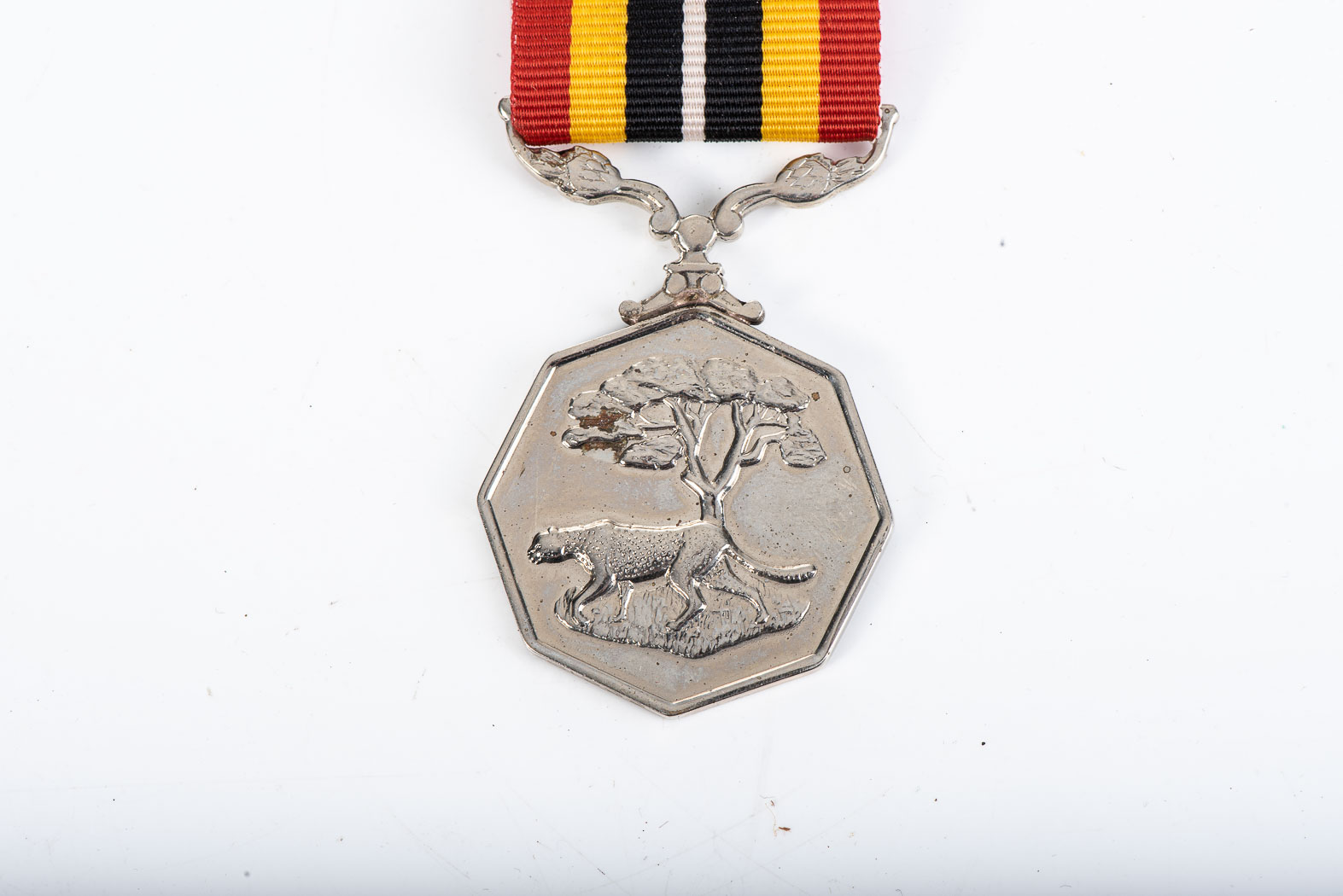 SADF SOUTHERN AFRICA MEDAL Full size. Number etched 55519 on rim. COA on reverse.