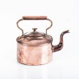 AN ENGLISH COPPER KETTLE, 19TH CENTURY Wear commensurate with age, stamped maker's mark19,5cm high