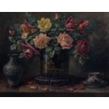 Gino Fasciotti (South African 1883-1961) STILL LIFE signed oil on board 59 by 45cm
