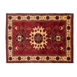 AN AFSHAR RUG, PERSIA condition: good 172 by 115cm
