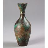 AN ORIENTAL BRONZE VASE