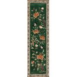 A CHINESE EMBROIDERED PANEL, QING DYNASTY, 19TH CENTURY