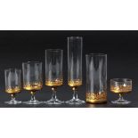 A PART-SUITE OF ROSENTHAL STEMWARE