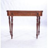 A VICTORIAN MAHOGANY TEA TABLE