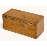 A PINE DOCUMENT BOX