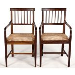 A PAIR OF CAPE MULBERRY ARMCHAIRS, MID 19TH CENTURY