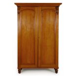 A VICTORIAN MAHOGANY CUPBOARD