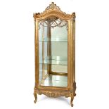 A GILTWOOD VITRINE