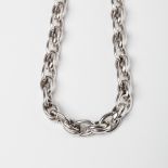 SILVER OVAL LINK CHAIN