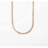 A 9CT GOLD MARINER LINK CHAIN