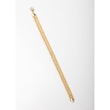 A 9CT GOLD FANCY BRACELET