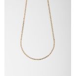 A 9CT GOLD ANCHOR CHAIN