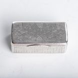 A CHINESE SILVER SNUFF BOX