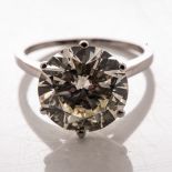 A DIAMOND SOLITAIRE RING