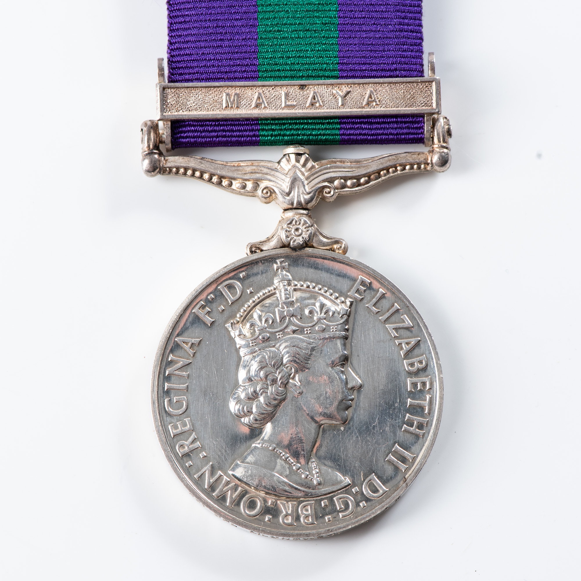 GENERAL SERVICE MEDAL (ELIZABETH II) CLASP MALAYA