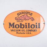A GARGOYLE MOBILOIL SIGN