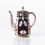 A ROYAL CROWN DERBY IMARI PATTERN COFFEE POT