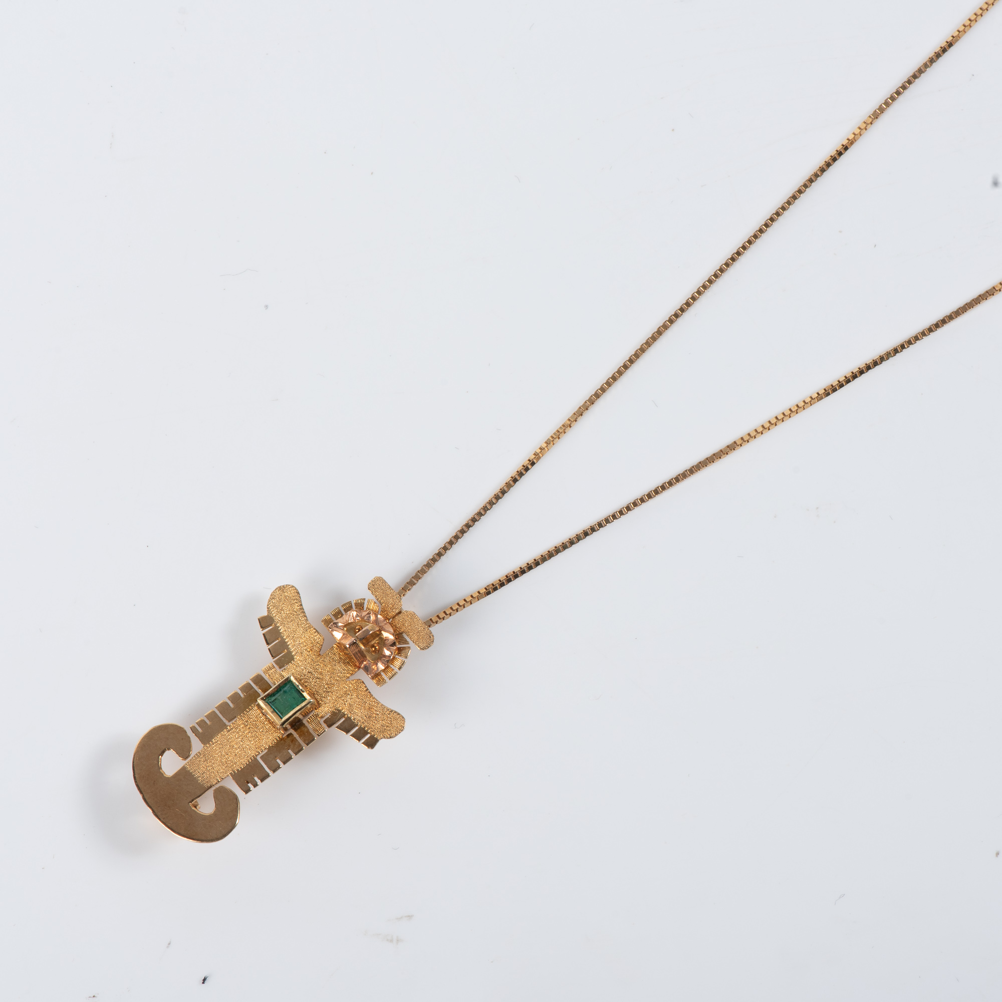 AN 18CT GOLD PENDANT - Bild 2 aus 2