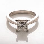 A DIAMOND SOLITAIRE RING