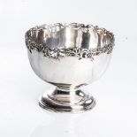 A SILVER ROSEBOWL