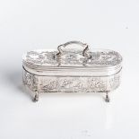 A DUTCH SILVER TRINKET BOX