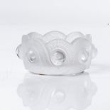 A LALIQUE FROSTED 'BAO SERPENTINE' DISH