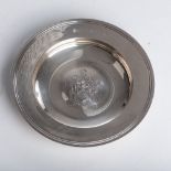 A SILVER DRESSING TABLE TRAY